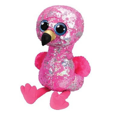 Teeny Tys Boos Flippables plüss figura 42 cm - Pinky, flamingó