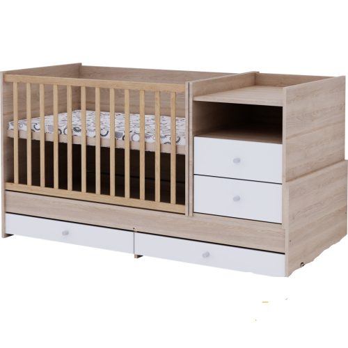 Todi Classic babaszoba szett, kombi kiságy, gardróbszekrény, falipolc