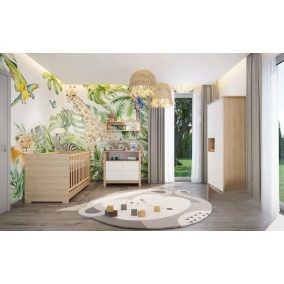   Todi Classic babaszoba szett, 140-es babaágy, pelenkázó komód, nagyszekrény