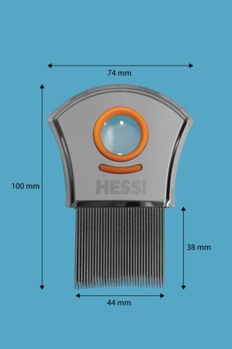 HESS! Fémházas tetűfésű nagyítóval