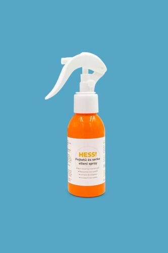 HESS! Fejtetű és serke elleni spray acél fésűvel és kefével