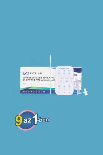 Elysium 9 az 1-ben influenza A+B, RSV, ADV, COVID-19, MP, CP, PIV 1/3 és PIV 2 gyorsteszt