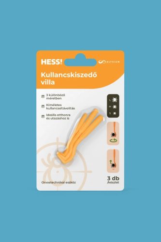 Kullancskiszedő villa - 3 db/készlet, Elysium HESS!