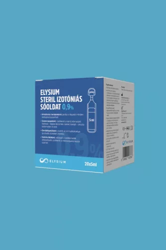 Elysium steril izotóniás sóoldat - 0,9% - 20 x 5 ml