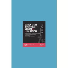   Elysium steril hipertóniás sóoldat - 7% + hialuronsav - 20 x 5 ml