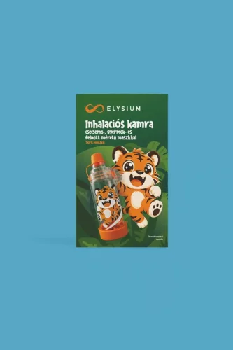 Elysium inhalációs kamra csecsemő-, gyermek- és felnőtt méretű maszkkal - Tigris