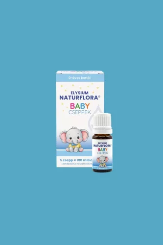 Elysium Naturflora Baby cseppek étrend-kiegészítő szuszpenzió 100 millió CFU Lactobacillus reuteri (UBLRu-87) spórával - 5 ml