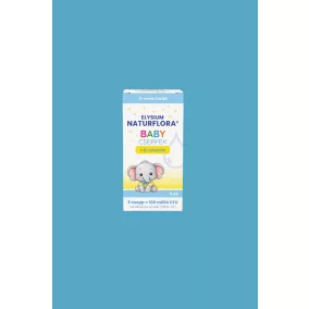   Elysium Naturflora Baby cseppek étrend-kiegészítő szuszpenzió 100 millió CFU Lactobacillus reuteri (UBLRu-87) spórával és D-vitaminnal - 5 ml
