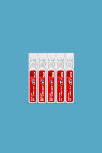 Elysium Naturflora Kids eper ízű belsőleges szuszpenzió édesítőszerrel és 2 milliárd Bacillus Clausii (UBBC-07) spórával - 20 x 5 ml