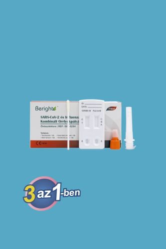 Beright 3 az 1-ben influenza A+B és COVID-19 gyorsteszt