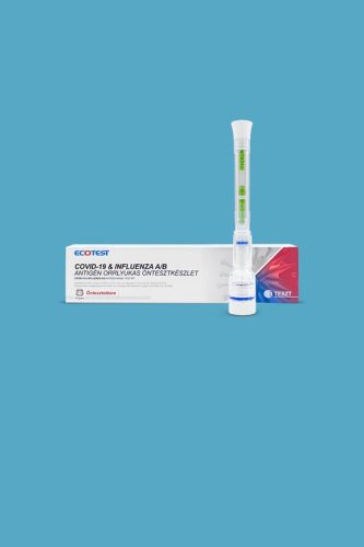 Ecotest 3 az 1-ben automata influenza A+B és COVID-19 tollteszt