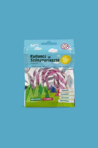 Kullancs- és szúnyogriasztó műbőr karkötő Elysium