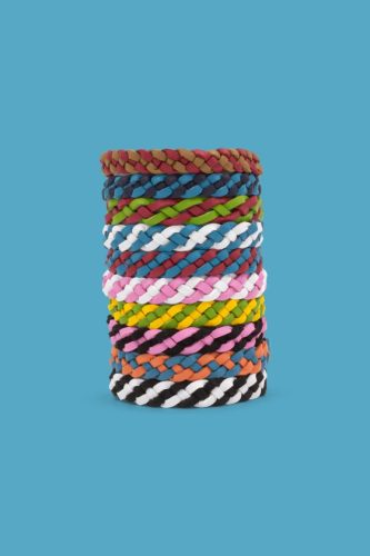 Kullancs- és szúnyogriasztó műbőr karkötő Elysium