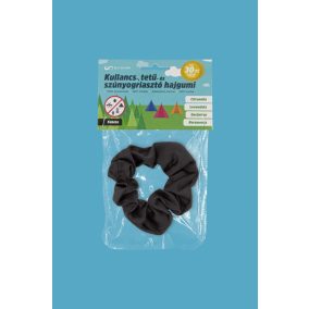   Kullancs-, tetű- és szúnyogriasztó szatén hajgumi Elysium - Fekete