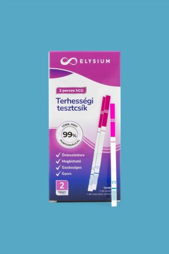 Elysium gyors kimutatású terhességi tesztcsík - hCG 20 mIU/ml