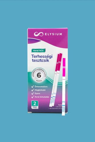 Elysium korai kimutatású terhességi tesztcsík - hCG 10 mIU/ml