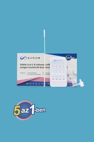 Elysium 5 az 1-ben SARS-CoV-2 & FLU A+B & RSV & ADV gyorsteszt