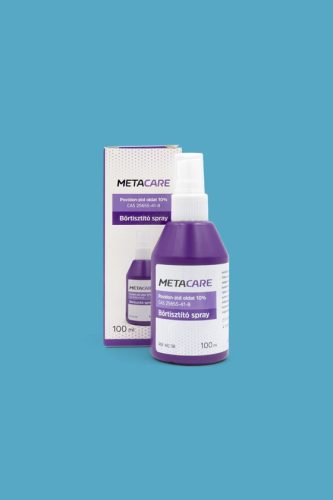 METACARE povidon-jód 10% bőrtisztító spray-100 ml
