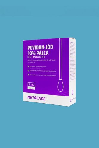 METACARE povidon-jód 10% tamponpálca