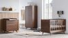 VOX Mid II babaszoba bútor szett, babaágy 140-es, pelekázó komód, szekrény  - dio