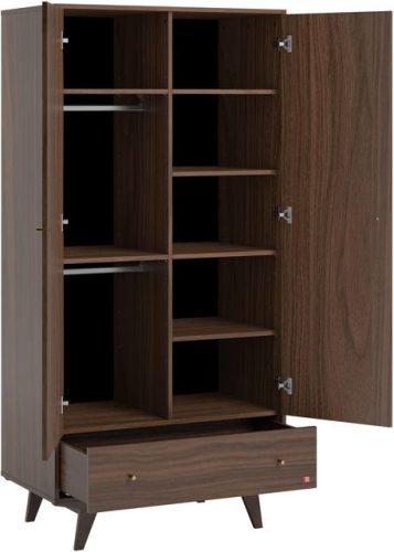 VOX Mid II babaszoba bútor szett, babaágy 140-es, pelekázó komód, szekrény  - dio