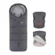 PETITE&MARS Téli szett Jibot 3in1 bundazsák + kézmelegítő kesztyű babakocsira Jasie Charcoal Grey