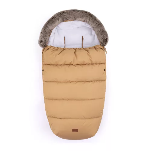 PETITE&MARS Bundazsák Comfy 4in1 Elegant Caramel + Kesztyű Jasie Charcoal Grey