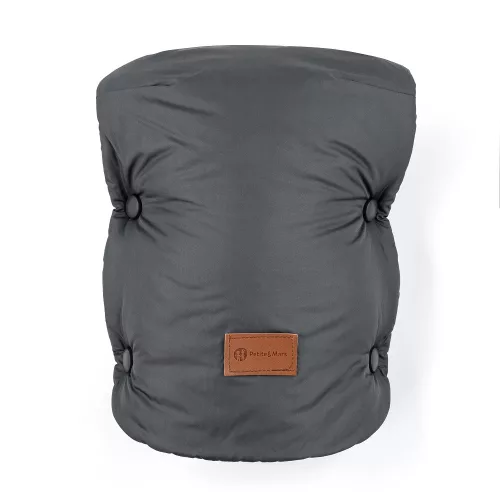 PETITE&MARS Bundazsák Comfy 4in1 Elegant Caramel + Kesztyű Jasie Charcoal Grey