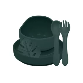   PETITE&MARS Szilikon étkészlet TAKE&MATCH 4 db Misty Green 6hó+