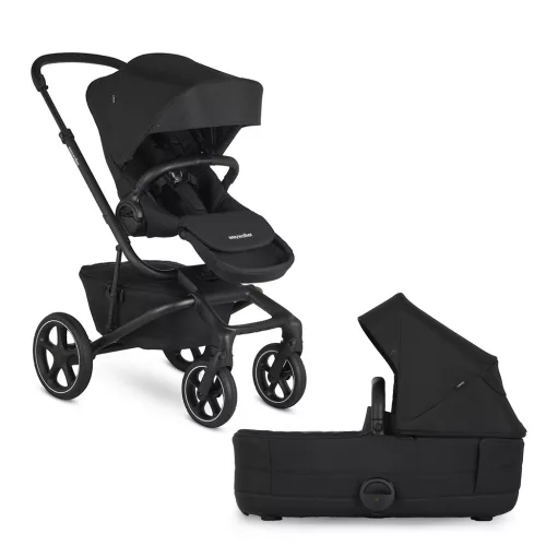 EASYWALKER Kombinált babakocsi Jimmey 2v1 Pepper Black LITE RWS