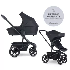   EASYWALKER Kočík kombinovaný Harvey⁵ 2v1 Midnight Black LITE RWS