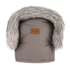 PETITE&MARS Téli szett Arctic 4in1 bundazsák + kézmelegítő kesztyű babakocsira Furry Mocha Mousse
