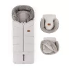 PETITE&MARS Téli szett Arctic 4in1 bundazsák +kézmelegítő kesztyű babakocsira Furry Champagne Shower