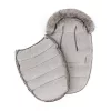 PETITE&MARS Téli szett Comfy 4in1 bundazsák + kézmelegítő kesztyű babakocsira Furry Mocha Mousse