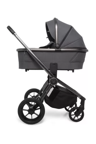 MUUVO KÉSZLET Babakocsi Quick SE 2 Diamond graphite szett 2in1 + CYBEX Aton B2 i-Size + alap