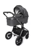 MUUVO KÉSZLET Babakocsi Quick SE 2 Diamond graphite szett 2in1 + CYBEX Aton B2 i-Size + alap