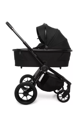 MUUVO KÉSZLET Babakocsi Quick SE 2 Chromium black szett 2in1 + CYBEX Aton B2 i-Size + alap