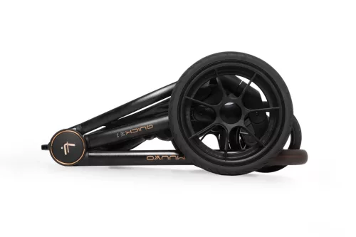 MUUVO KÉSZLET Babakocsi Quick SE 2 Sunset black szett 2in1 + CYBEX Aton B2 i-Size + alap