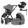PETITE&MARS KÉSZLET Babakocsi 4v1 ICON Dove Grey LITE AIR + CYBEX Aton B2 i-Size