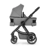 PETITE&MARS KÉSZLET Babakocsi 4v1 ICON Dove Grey LITE RWS + CYBEX Aton B2 i-Size