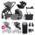 PETITE&MARS KÉSZLET Babakocsi 4v1 ICON Dove Grey XXL AIR + CYBEX Aton B2 i-Size