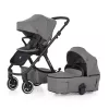 PETITE&MARS KÉSZLET Babakocsi 4v1 ICON Dove Grey XXL AIR + CYBEX Aton B2 i-Size