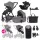 PETITE&MARS KÉSZLET Babakocsi 4v1 ICON Dove Grey XXL RWS + CYBEX Aton B2 i-Size