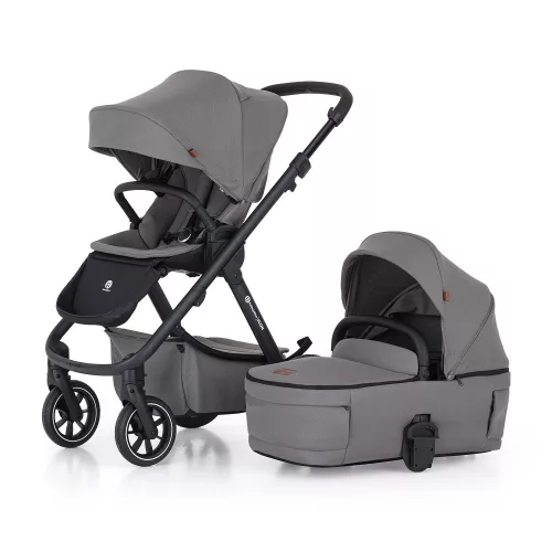 PETITE&MARS KÉSZLET Babakocsi 4v1 ICON Dove Grey XXL RWS + CYBEX Aton B2 i-Size