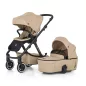   PETITE&MARS KÉSZLET Babakocsi 4v1 ICON Mocha Beige XXL AIR + CYBEX Aton B2 i-Size