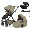 PETITE&MARS KÉSZLET Babakocsi 4v1 ICON Mossy Green LITE AIR + CYBEX Aton B2 i-Size