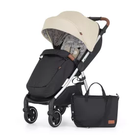 PETITE&MARS Sport babakocsi Royal3 Silver Sahara Beige