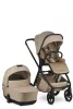 EASYWALKER Kombinált babakocsi Zoey Almond Taupe + CBX By CYBEX Aton B2 i-Size + bázis