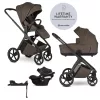 EASYWALKER Kombinált babakocsi Zoey Chestnut Brown + CBX By CYBEX Aton B2 i-Size + bázis