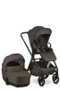 EASYWALKER Kombinált babakocsi Zoey Chestnut Brown + CBX By CYBEX Aton B2 i-Size + bázis